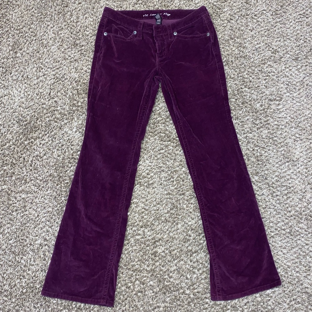 Purple corduroy pants